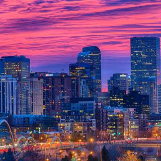 Denver skyline wallpaper