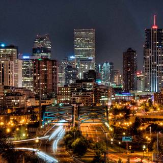 Denver skyline wallpaper