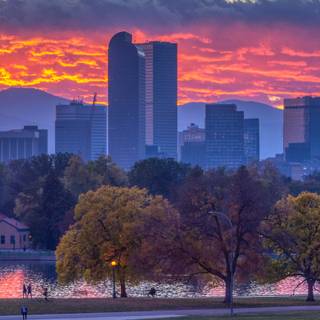Denver skyline wallpaper
