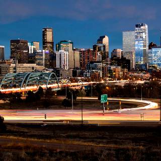 Denver skyline wallpaper
