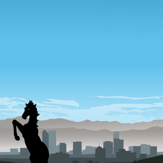 City skyline iPhone wallpaper