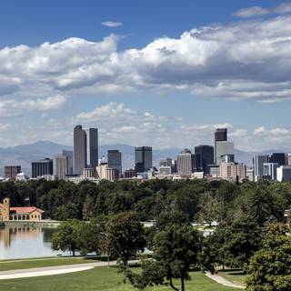 Denver skyline wallpaper