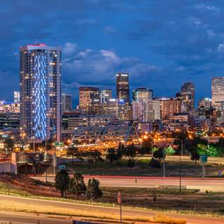 Denver skyline wallpaper
