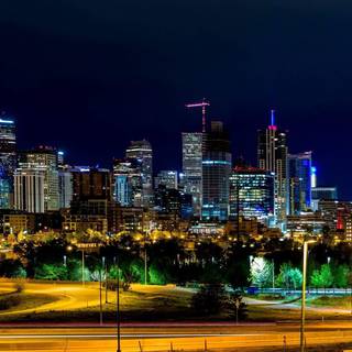 Denver skyline wallpaper