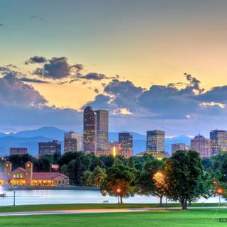 Denver skyline wallpaper