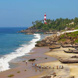 Kerala beach wallpaper