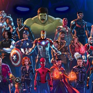 Marvel heroes 4k wallpaper