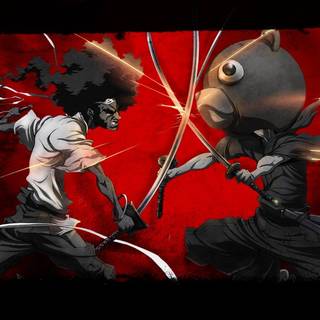 Anime samurai PC wallpaper