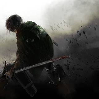 Anime samurai PC wallpaper