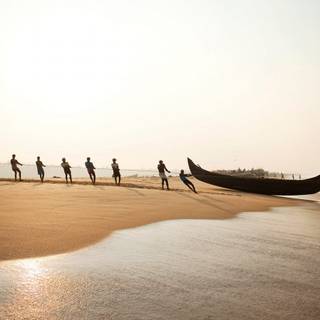 Kerala beach wallpaper