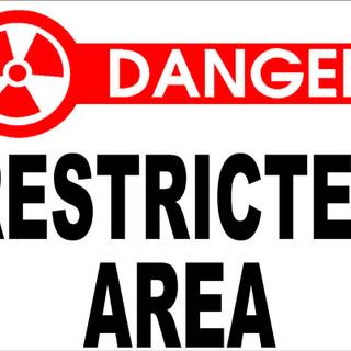 Restricted area wallpaper