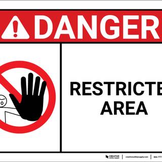 Restricted area wallpaper