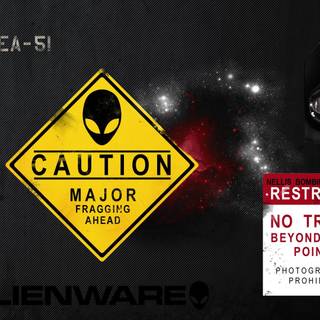 Restricted area wallpaper