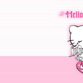 Valentines Day Hello Kittty wallpaper