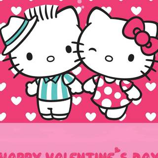 Valentines Day Hello Kittty wallpaper
