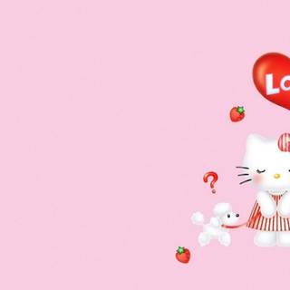 Valentines Day Hello Kittty wallpaper