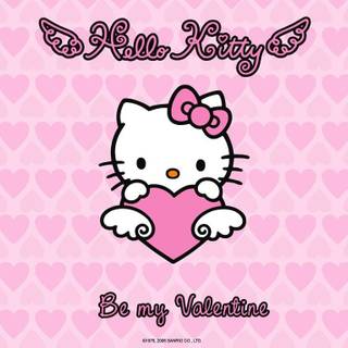 Valentines Day Hello Kittty wallpaper