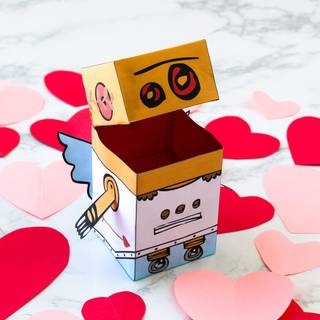 Robot Valentines wallpaper