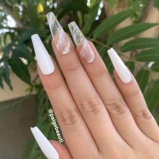 White nails wallpaper
