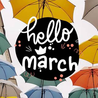 Hello March wallpaper