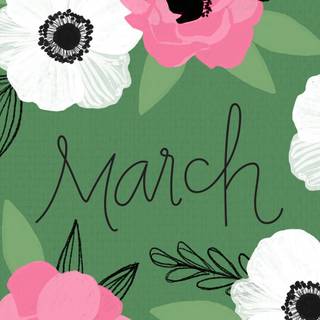 Hello March wallpaper