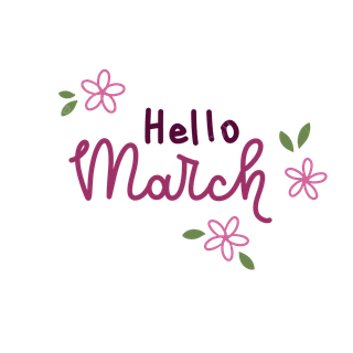 Hello March wallpaper