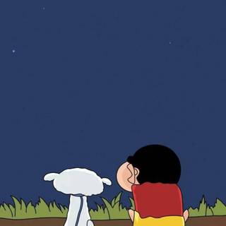 Shinchan aesthetic wallpaper