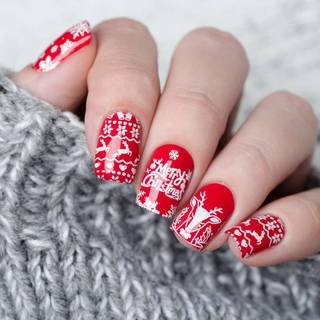 Xmas nails wallpaper