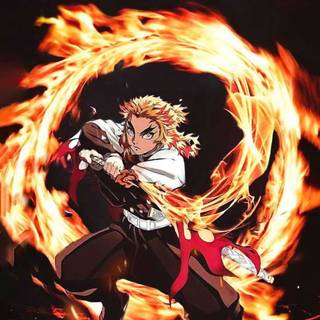 Rengoku mobile wallpaper