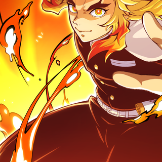 Rengoku mobile wallpaper