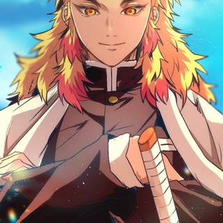 Rengoku mobile wallpaper