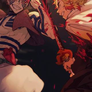 Rengoku mobile wallpaper