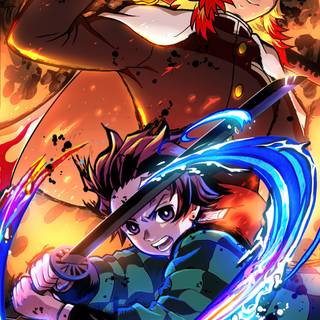 Rengoku mobile wallpaper