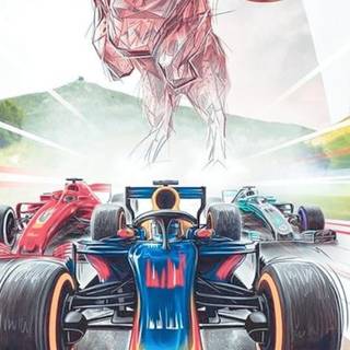 F1 art wallpaper