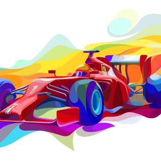 F1 art wallpaper