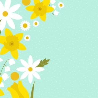 Spring floral laptop wallpaper