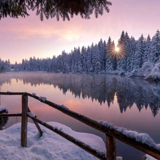 Winter aesthetic HD wallpaper