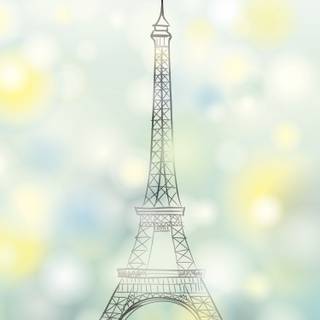 Spring Paris phone wallpaper