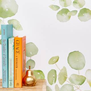 Spring and books wallpaper