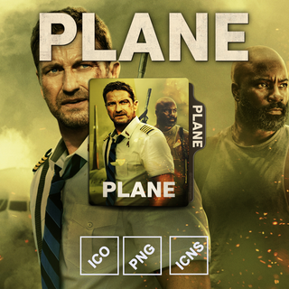 Plane 2023 movie wallpaper