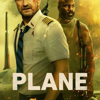 Plane 2023 movie wallpaper