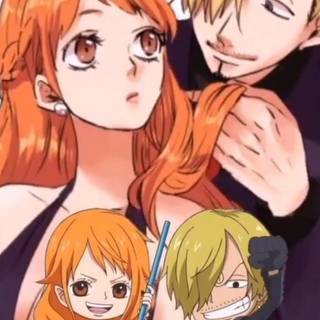 Sanji Nami wallpaper