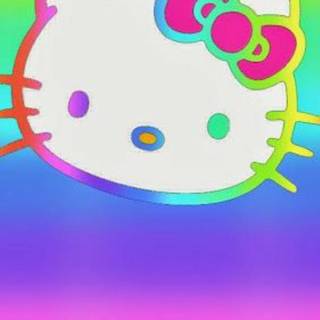 Hello Kitty green wallpaper