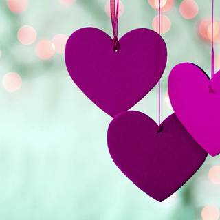 Pink Valentines Day laptop wallpaper