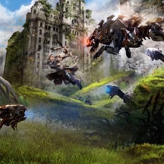 Horizon 4k wallpaper