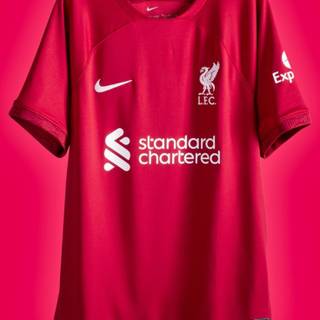 Liverpool 2023 kit wallpaper
