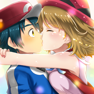 Pokémon kissing wallpaper