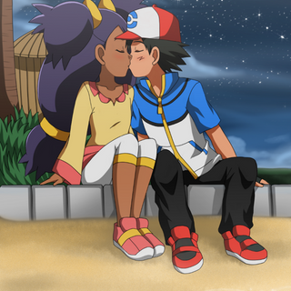 Pokémon kissing wallpaper