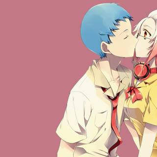 Pokémon kissing wallpaper