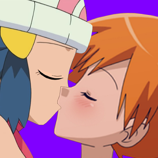 Pokémon kissing wallpaper